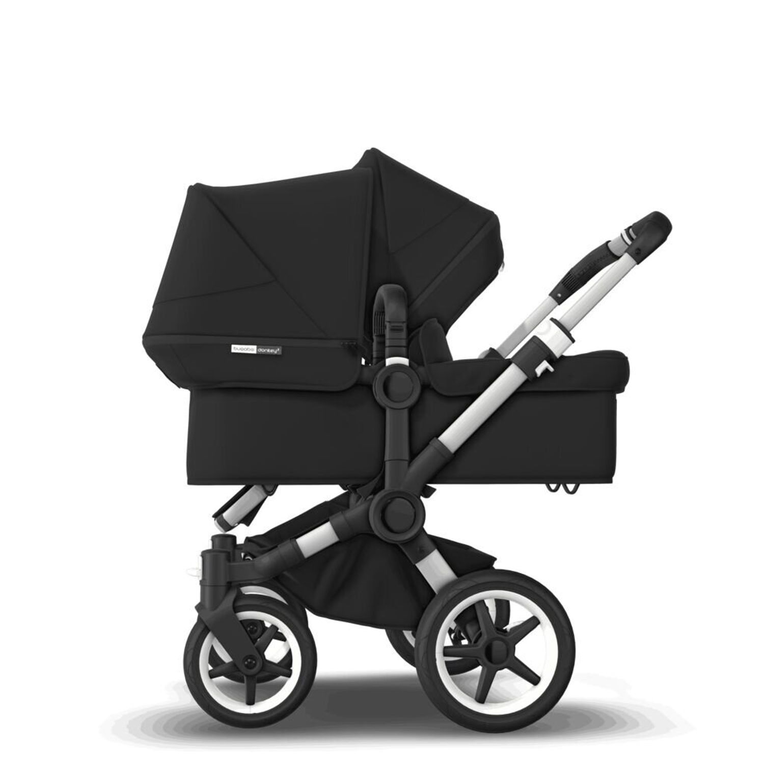 Bugaboo - Carucior Donkey 3 Duo Aluminium/Black fotografia produsului View 4 L