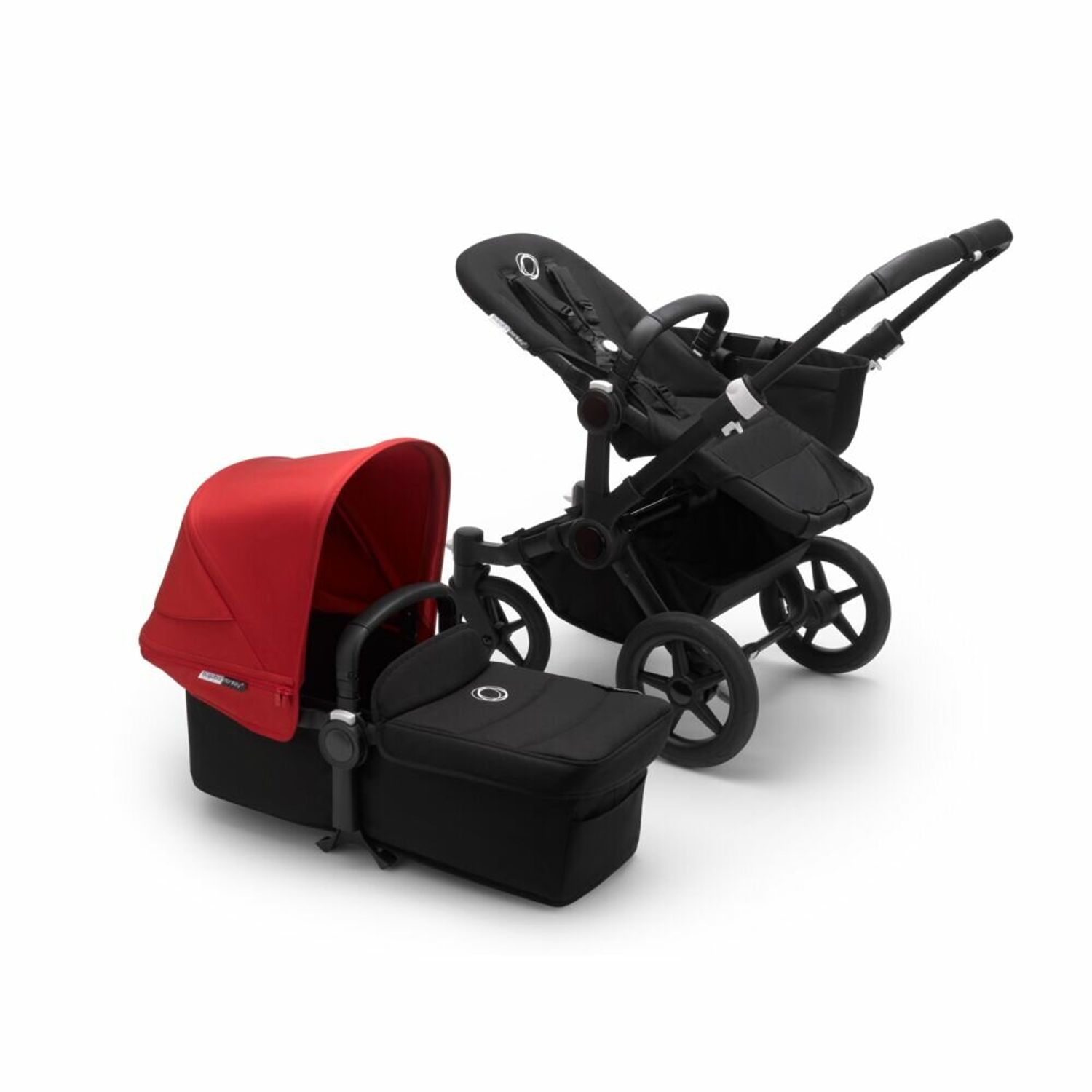 Bugaboo - Carucior Donkey 3 Mono Black/Black/Red fotografia produsului View 3 L