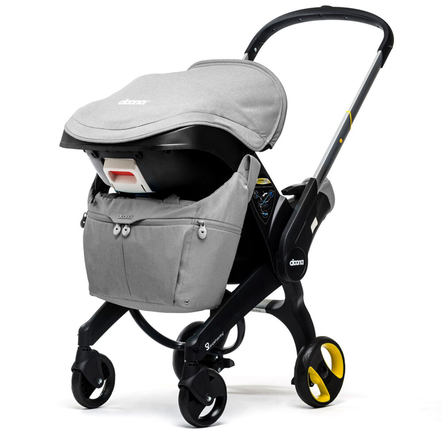 Doona - Geanta All Day Grey fotografia produsului View 2 L