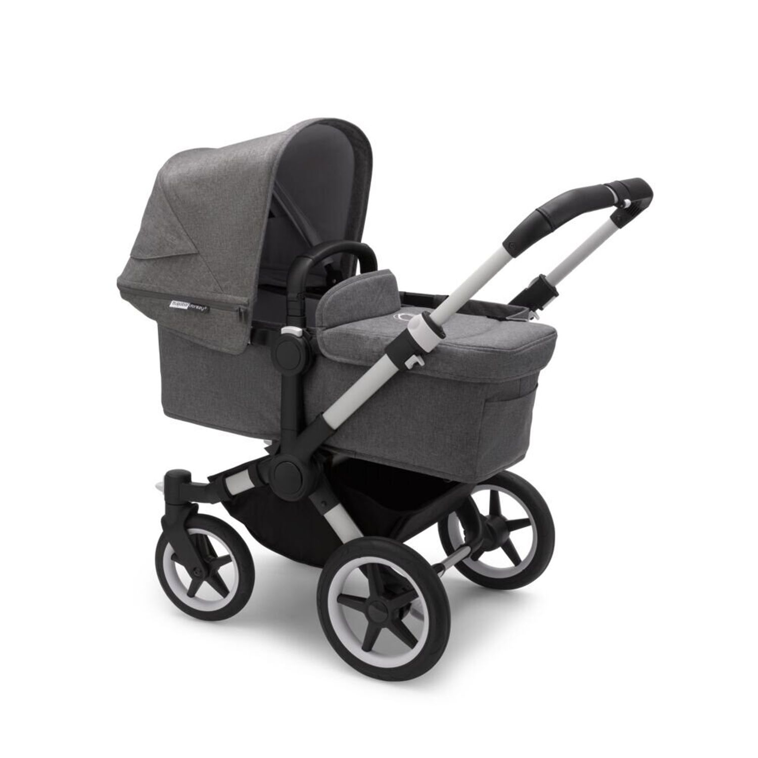 Bugaboo - Carucior Donkey 3 Mono Aluminium/Grey Melange fotografia produsului View 2 L