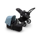 Bugaboo - Carucior Donkey 3 Mono Black/Black/Vapor Blue fotografia produsului View 3 S