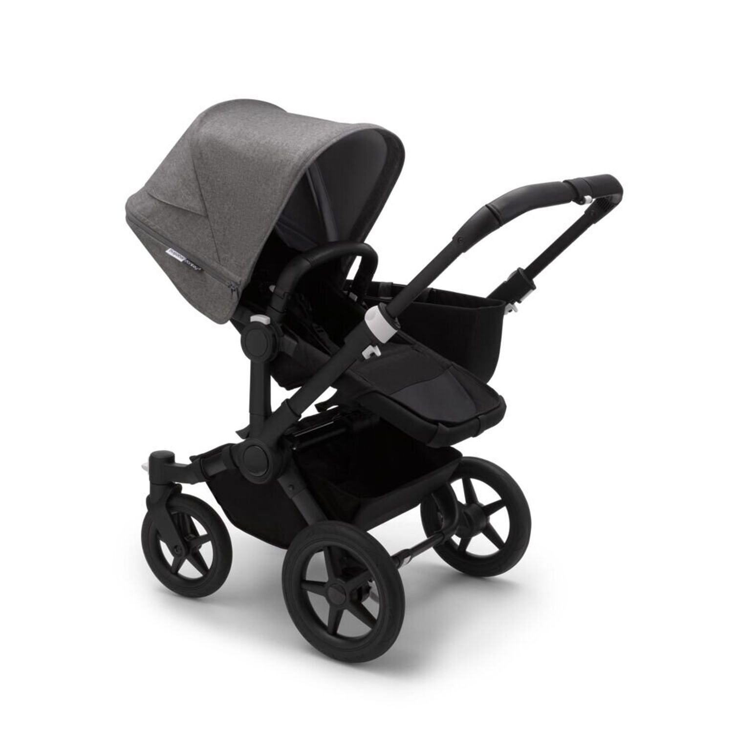 Bugaboo - Carucior Donkey 3 Mono Black/Black/Grey Melange fotografia produsului