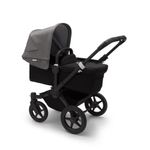Bugaboo - Carucior Donkey 3 Mono Black/Black/Grey Melange fotografia produsului View 2 S
