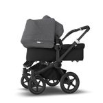 Bugaboo - Carucior Donkey 3 Duo Black/Black/Grey Melange fotografia produsului View 3 S