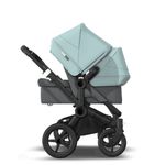 Bugaboo - Carucior Donkey 3 Duo Black/Grey Melange/Vapor Blue fotografia produsului View 2 S
