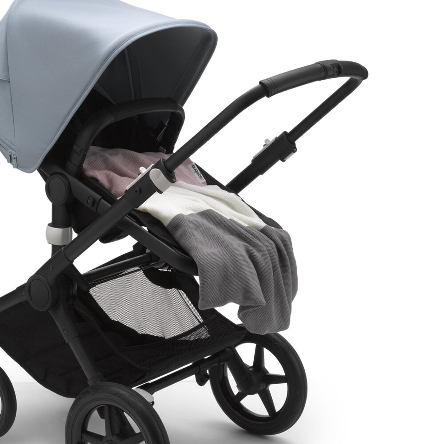 Bugaboo - Patura bumbac Soft Pink fotografia produsului View 2 L