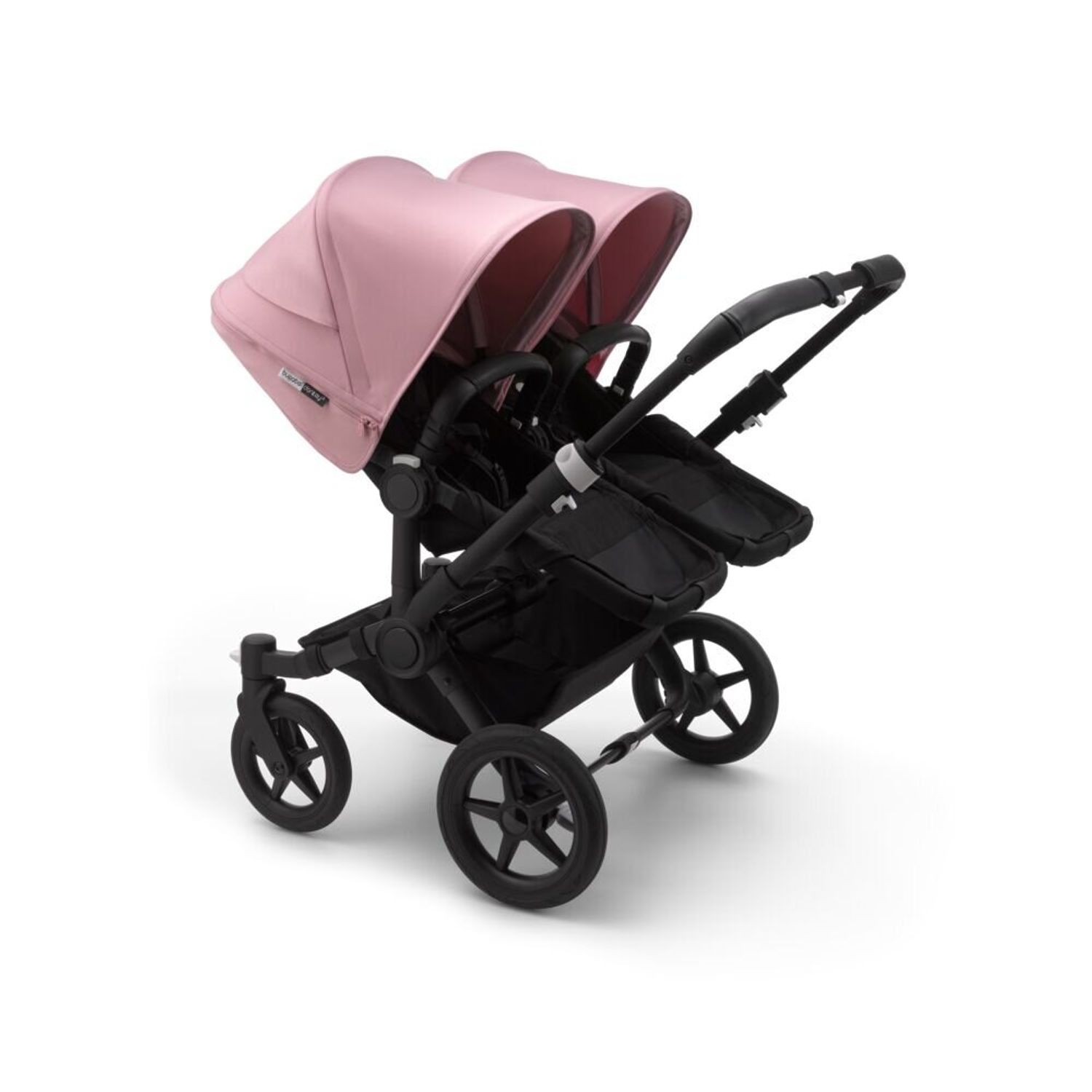 Bugaboo - Carucior Donkey 3 Twin Black/Black/Soft Pink fotografia produsului View 2 L