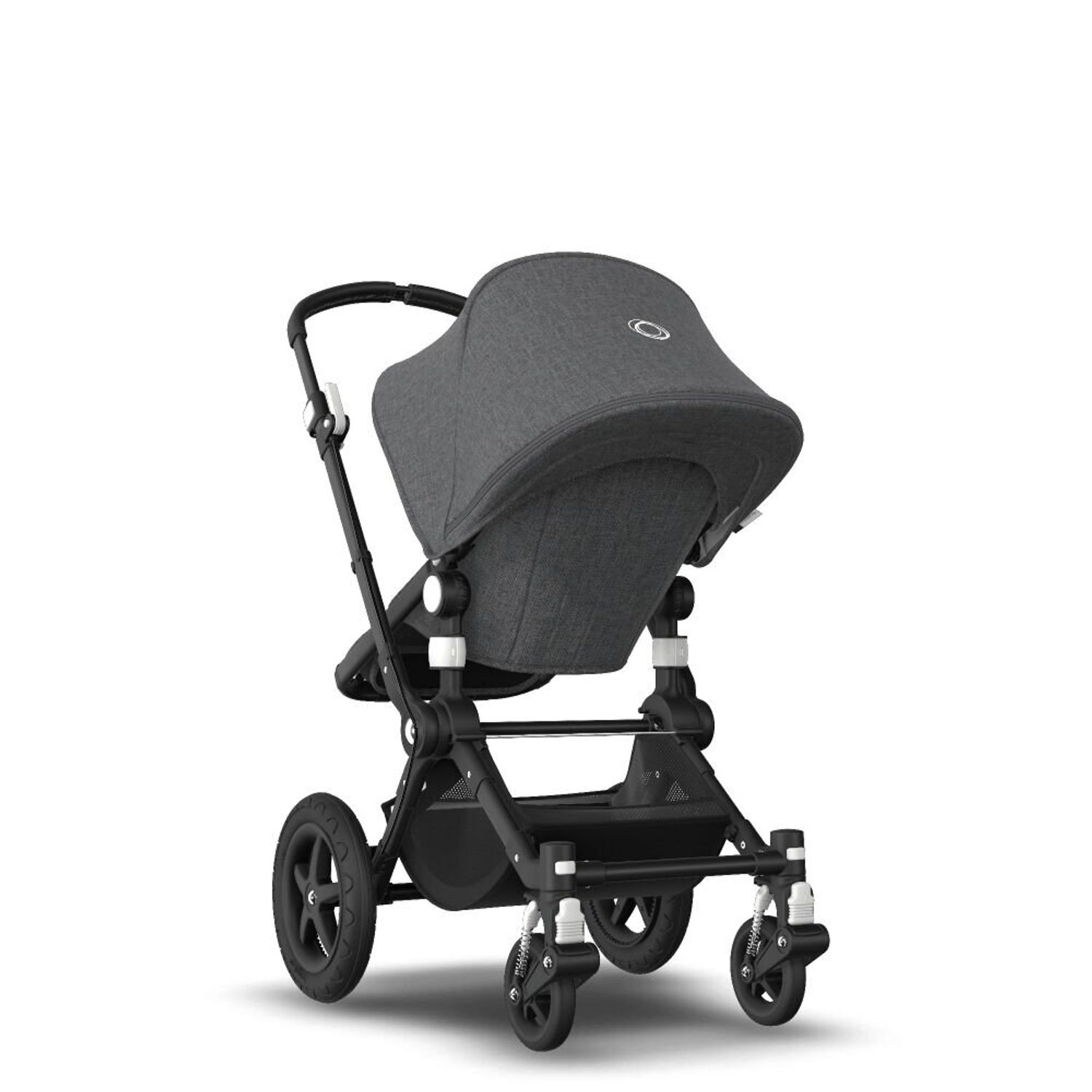 Bugaboo - Carucior Cameleon 3 Plus Black/Grey Melange 2 in 1 fotografia produsului View 3 L