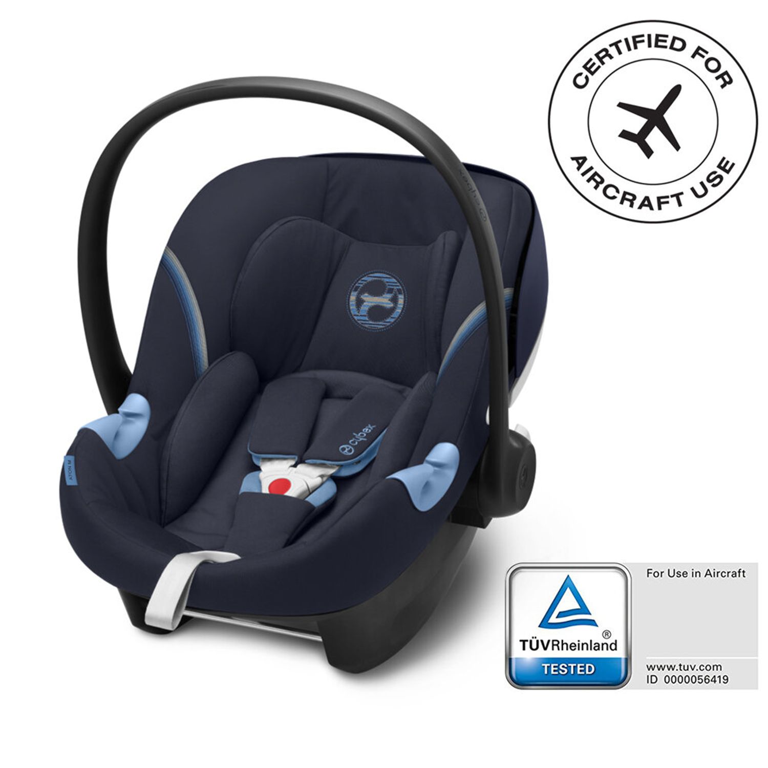 Cybex - Scaun Auto Aton M i-Size Navy Blue fotografia produsului