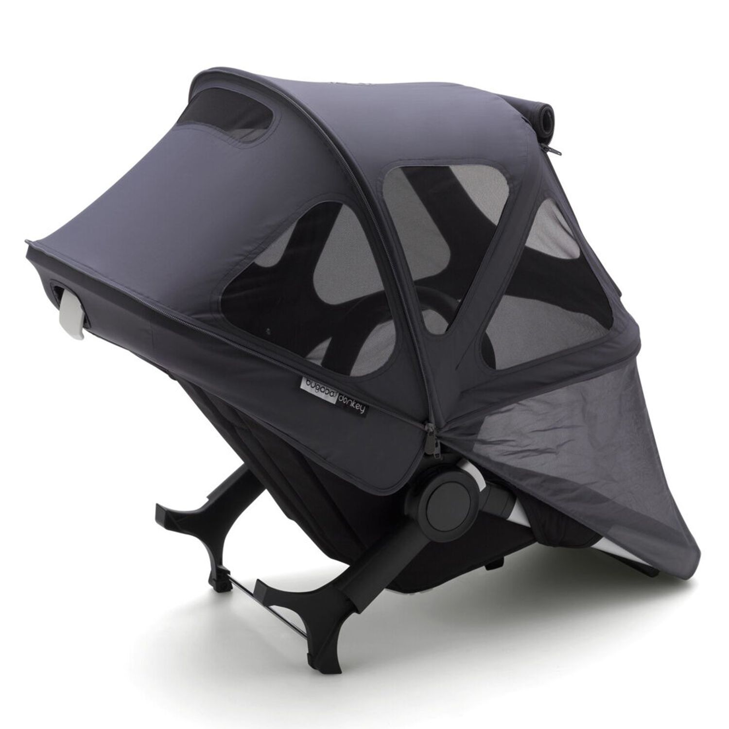 Bugaboo - Capotina cu extensie plasa insecte Fox 2/Cameleon 3/Lynx Stellar-Steel Blue fotografia produsului