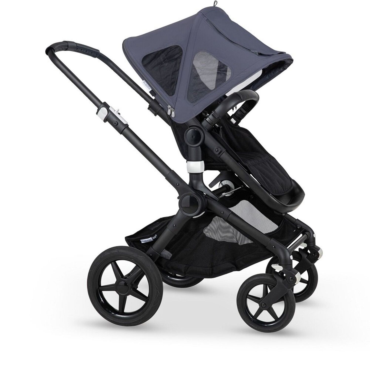 Bugaboo - Capotina cu extensie plasa insecte Fox 2/Cameleon 3/Lynx Stellar-Steel Blue fotografia produsului View 2 L