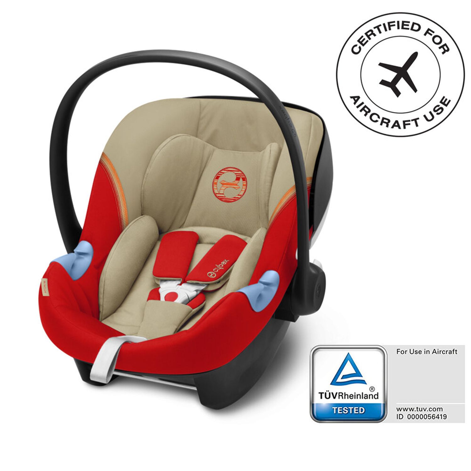 Cybex - Scaun Auto Aton M i-Size Autumn Gold fotografia produsului View 4 L