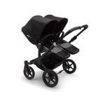 Bugaboo - Carucior Donkey 3 Twin Black/Grey Melange/Black fotografia produsului View 2 S