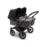 Bugaboo - Carucior Donkey 3 Twin Black/Grey Melange/Black fotografia produsului View 3 S