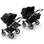 Bugaboo - Carucior Donkey 3 Twin Aluminium/Black fotografia produsului