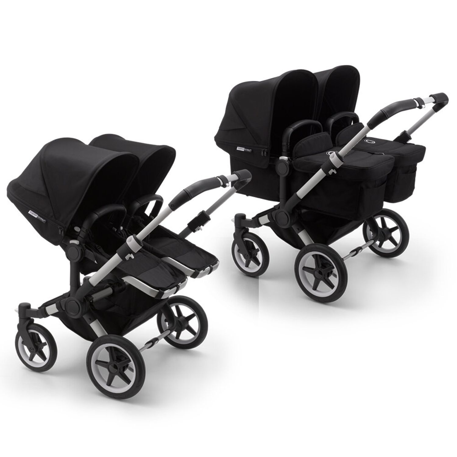 Bugaboo - Carucior Donkey 3 Twin Aluminium/Black fotografia produsului