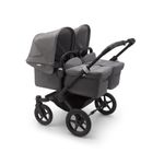 Bugaboo - Carucior Donkey 3 Twin Black/Grey Melange fotografia produsului View 3 S