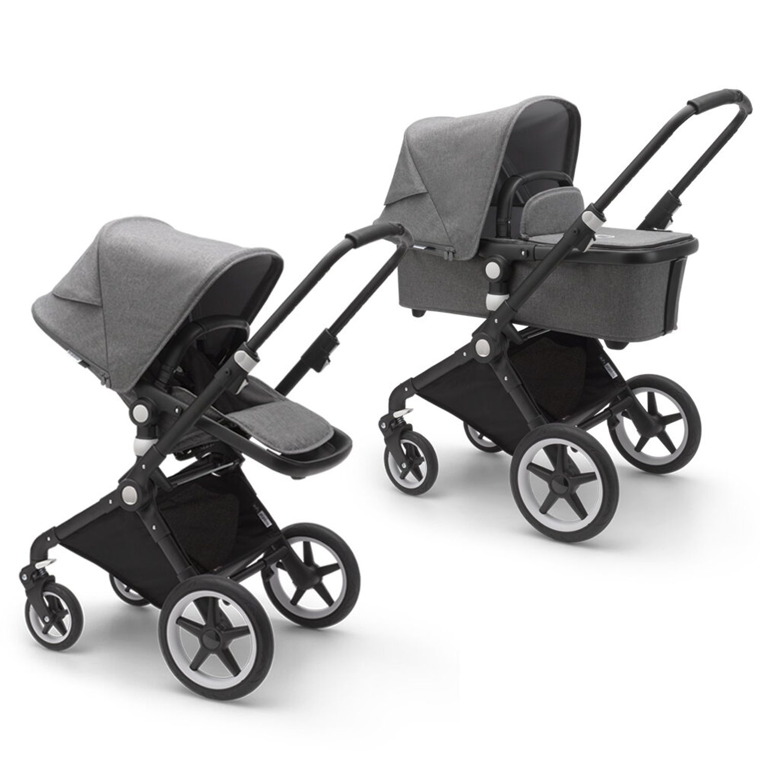 Bugaboo - Carucior Lynx Black/Grey Melange 2 in 1 fotografia produsului