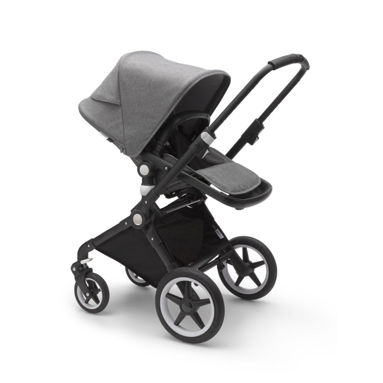 Bugaboo - Carucior Lynx Black/Grey Melange 2 in 1 fotografia produsului View 2 L