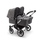 Bugaboo - Carucior Donkey 3 Twin Aluminium/Grey Melange fotografia produsului View 3 S