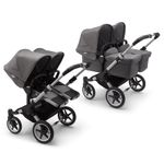 Bugaboo - Carucior Donkey 3 Twin Aluminium/Grey Melange fotografia produsului