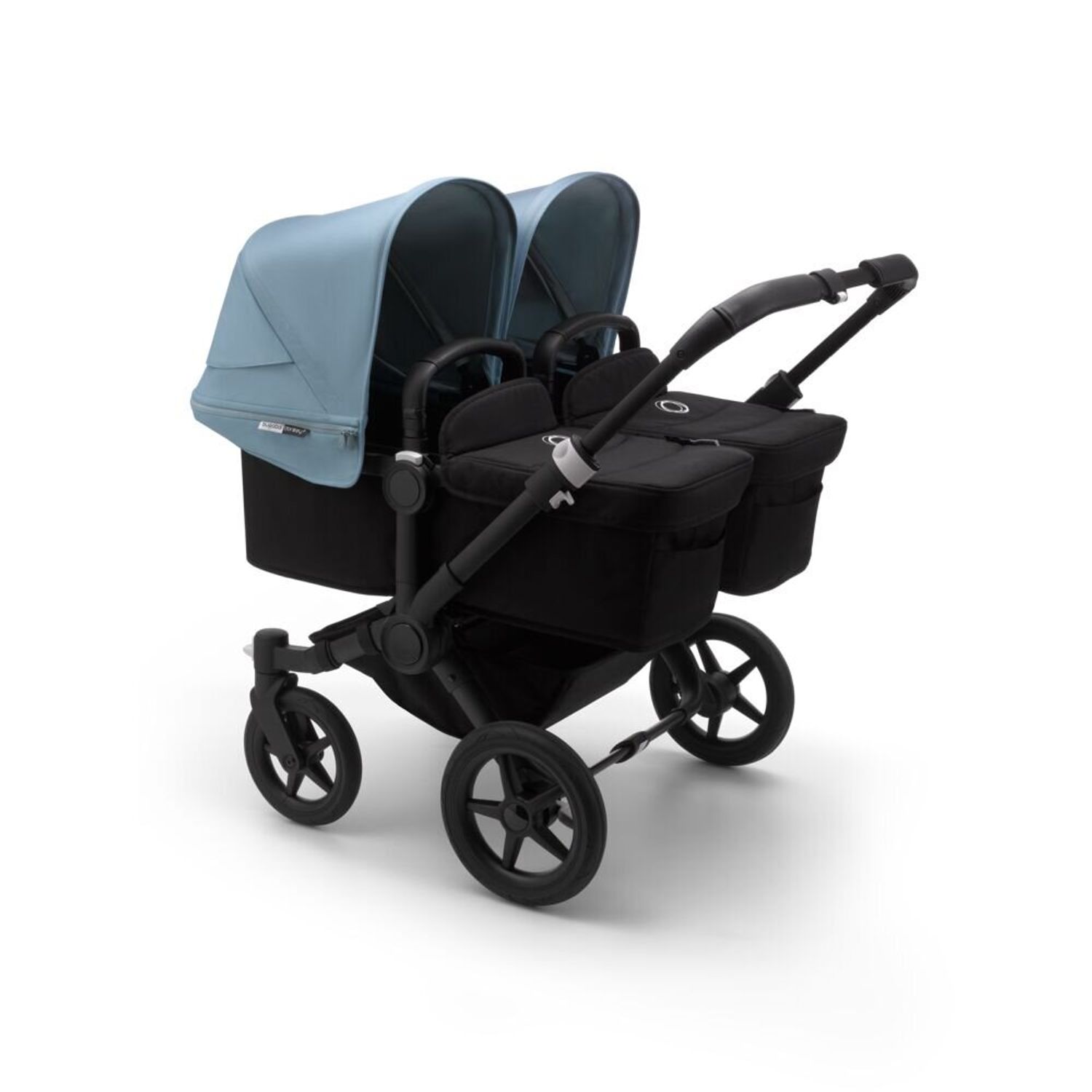 Bugaboo - Carucior Donkey 3 Twin Black/Black/Vapor Blue fotografia produsului View 3 L