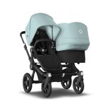 Bugaboo - Carucior Donkey 3 Duo Black/Black/Vapor Blue fotografia produsului