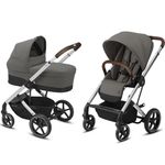 Cybex - Carucior Balios S Lux 2 in 1 Silver/Soho Grey fotografia produsului