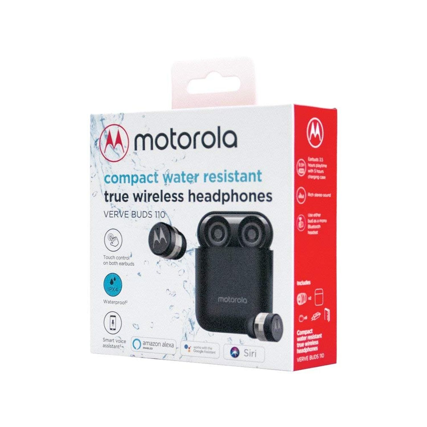 Motorola - Casti audio wireless VerveBuds110 Compact True fotografia produsului View 3 L