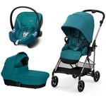 Cybex - Carucior Melio 3 in 1 River Blue fotografia produsului