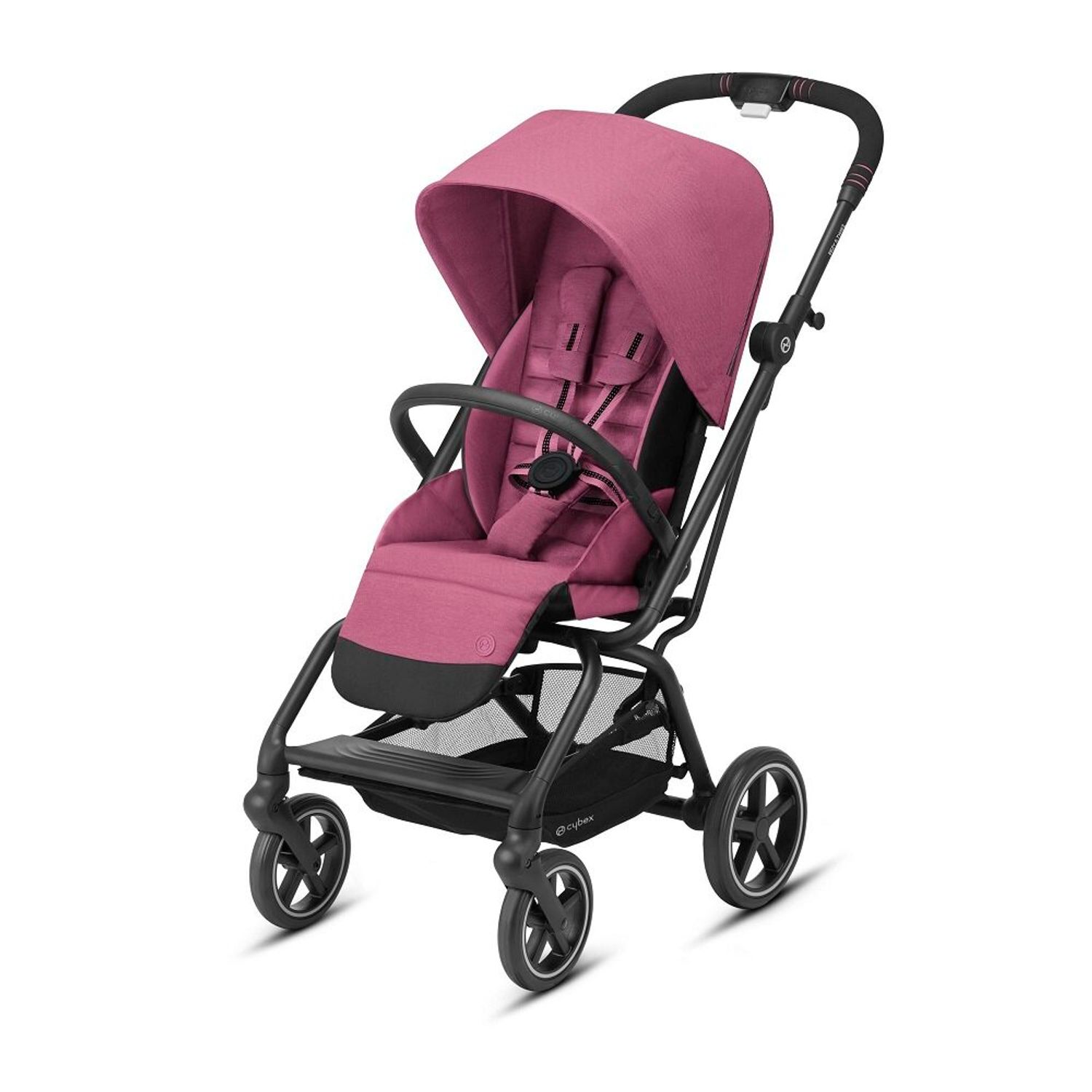 Cybex - Carucior Eezy S Twist+2 Black/Magnolia Pink fotografia produsului View 2 L