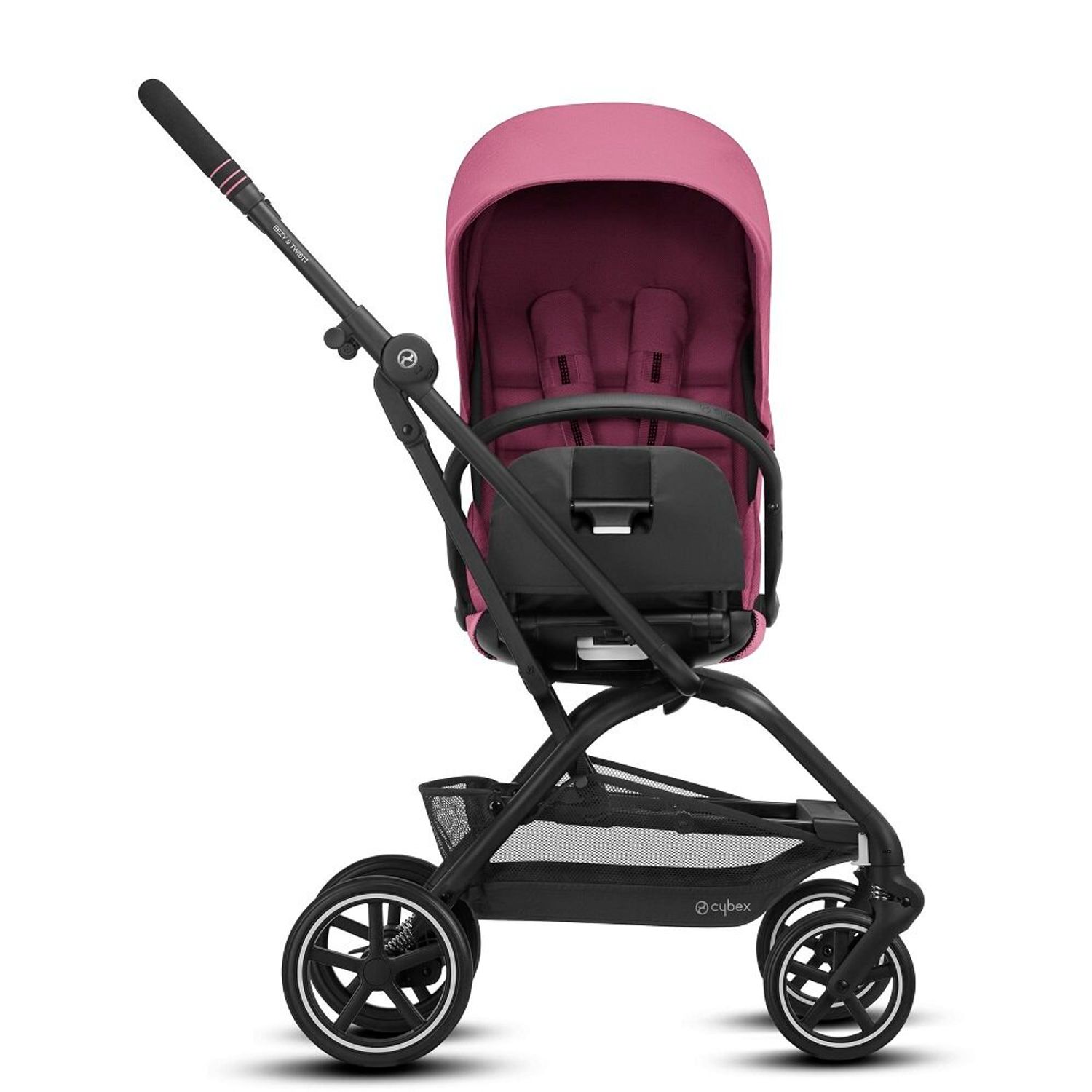Cybex - Carucior Eezy S Twist+2 Black/Magnolia Pink fotografia produsului View 3 L