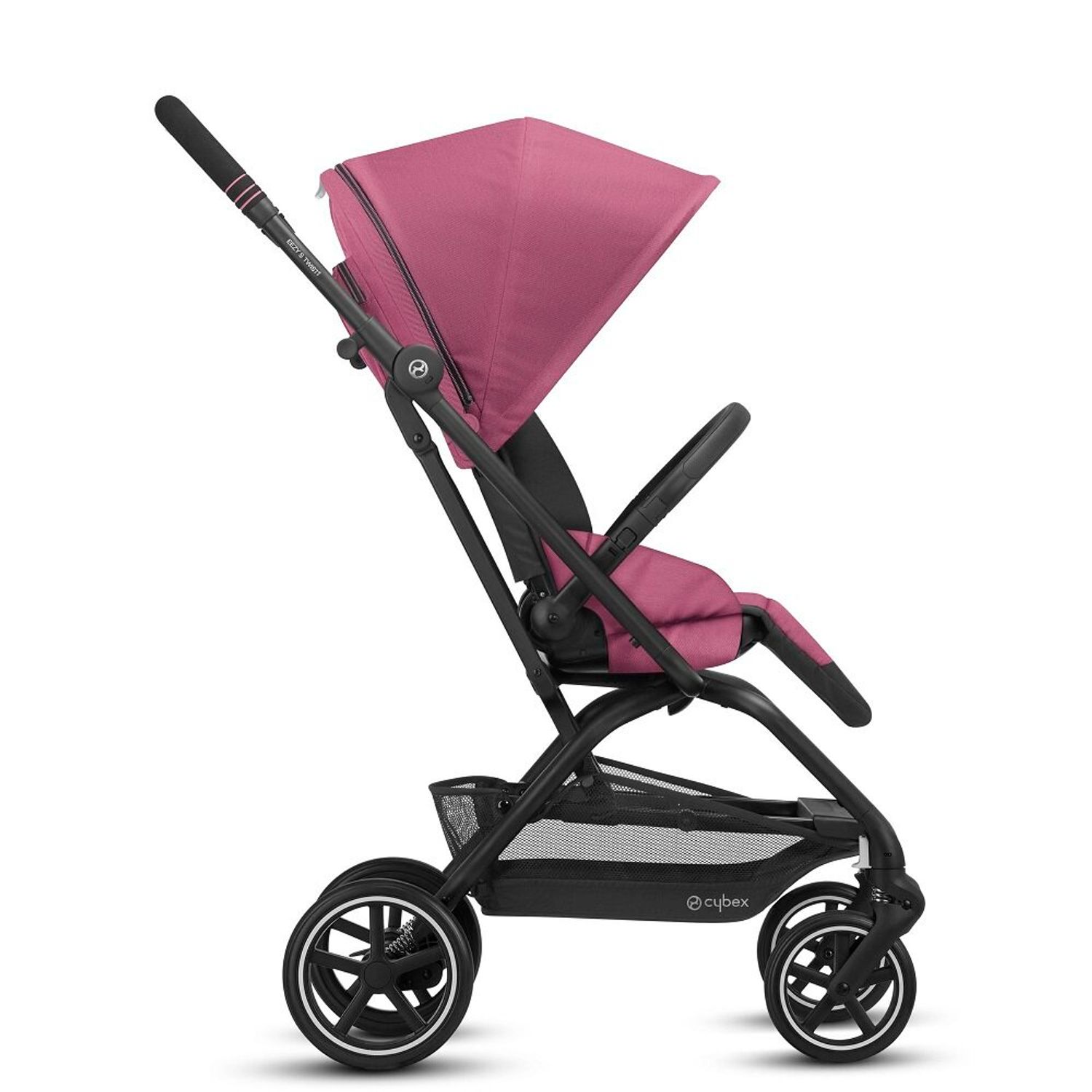 Cybex - Carucior Eezy S Twist+2 Black/Magnolia Pink fotografia produsului View 4 L