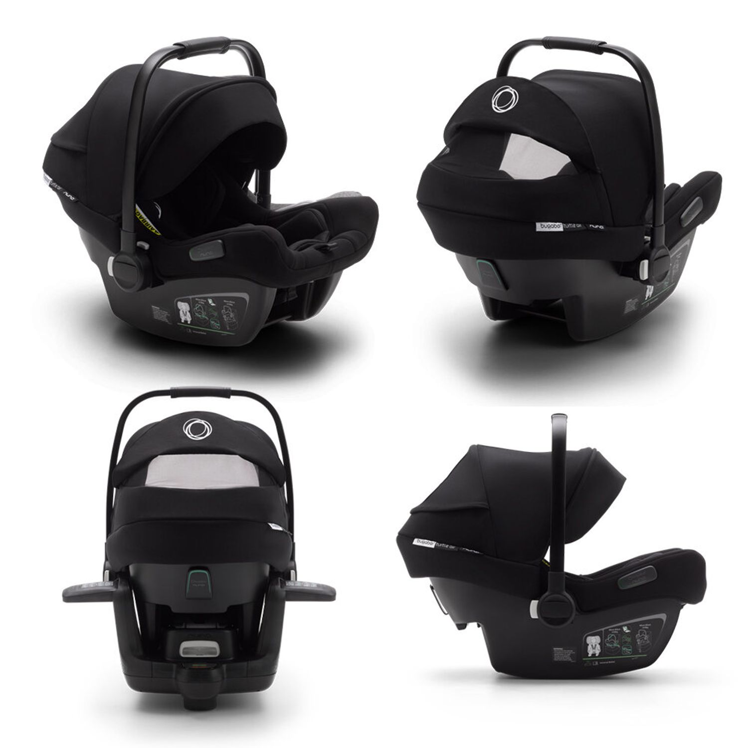 Bugaboo - Carucior Cameleon 3 Plus Black/Black/Fresh White 3 in 1 fotografia produsului View 4 L