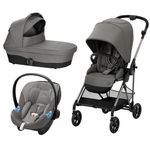 Cybex - Carucior Melio 3 in 1 Soho Grey fotografia produsului