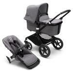 Bugaboo - Carucior Fox 3 Black/Grey Melange 2 in 1 fotografia produsului
