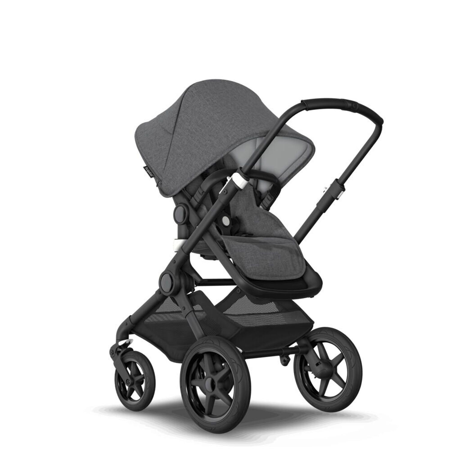 Bugaboo - Carucior Fox 3 Black/Grey Melange 2 in 1 fotografia produsului View 2 L