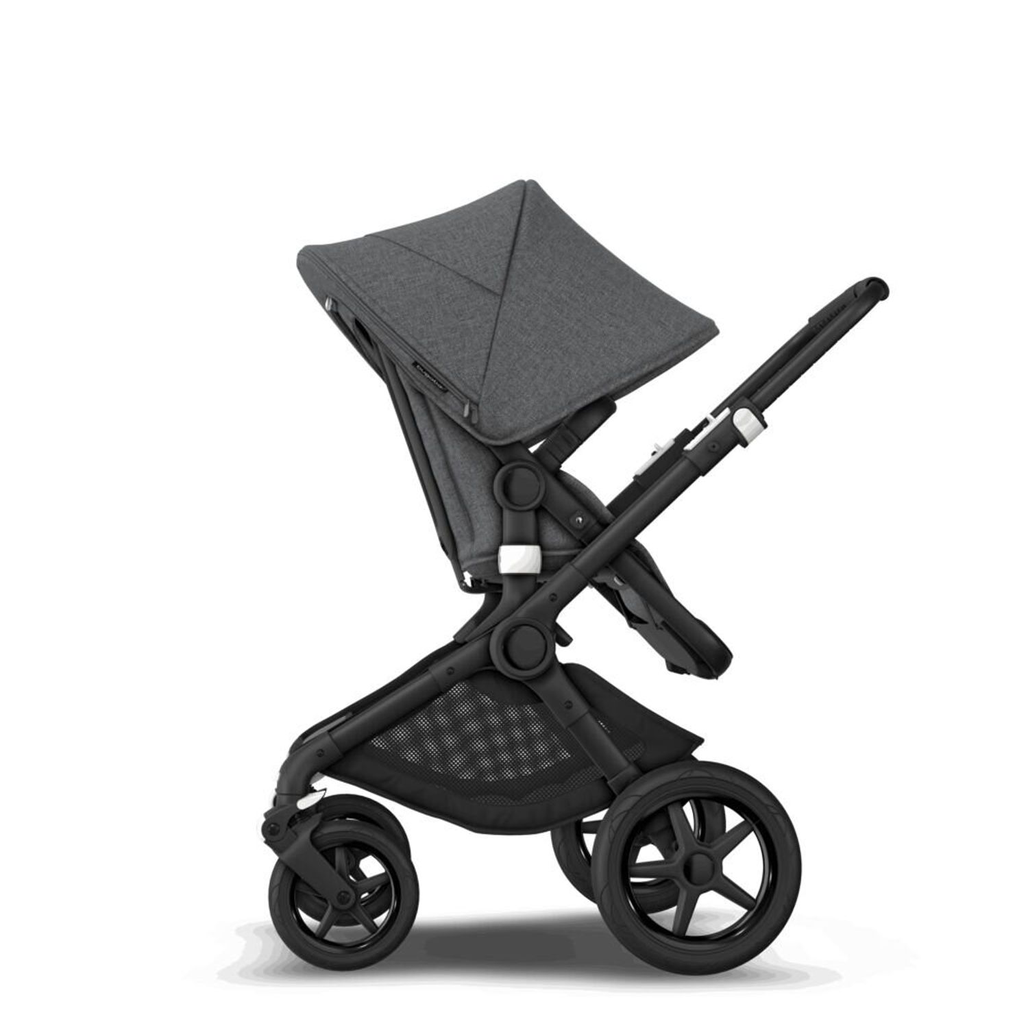 Bugaboo - Carucior Fox 3 Black/Grey Melange 2 in 1 fotografia produsului View 3 L