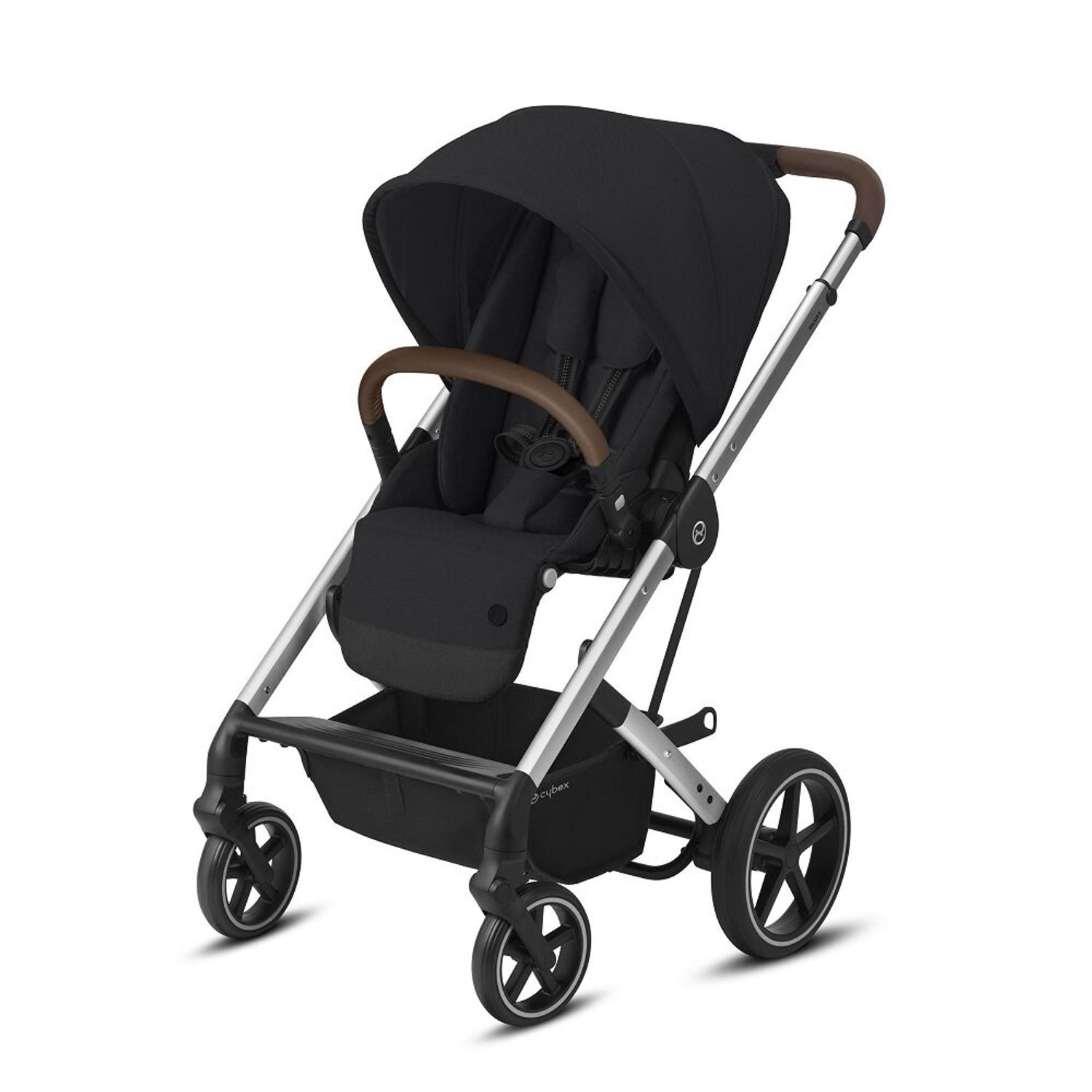 Cybex - Carucior Balios S Lux 2 in 1 Silver/Deep Black fotografia produsului View 2 L