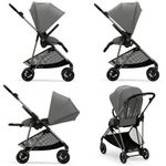 Cybex - Carucior Melio 2 in 1 Soho Grey fotografia produsului View 3 S