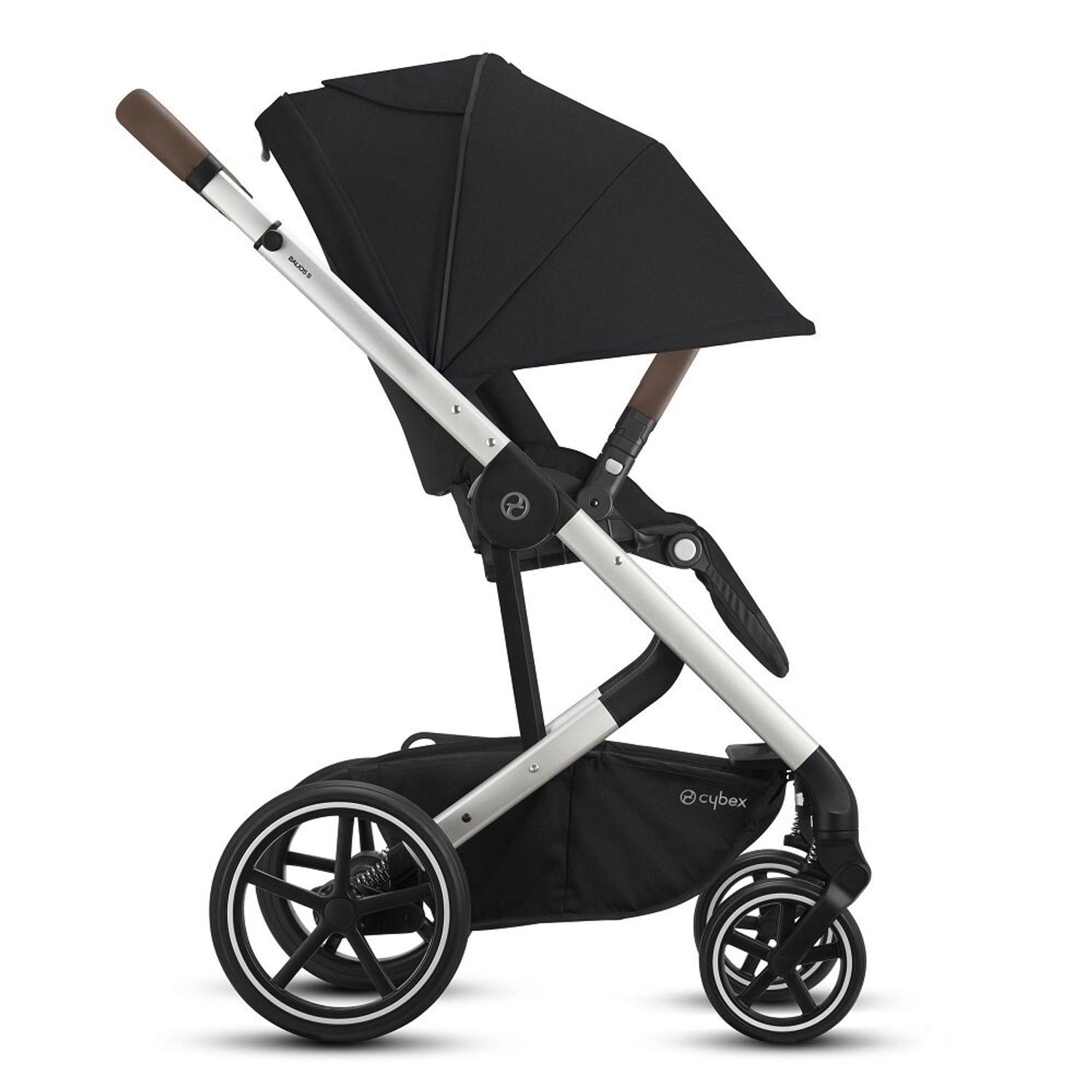 Cybex - Carucior Balios S Lux Silver/Deep Black fotografia produsului View 3 L