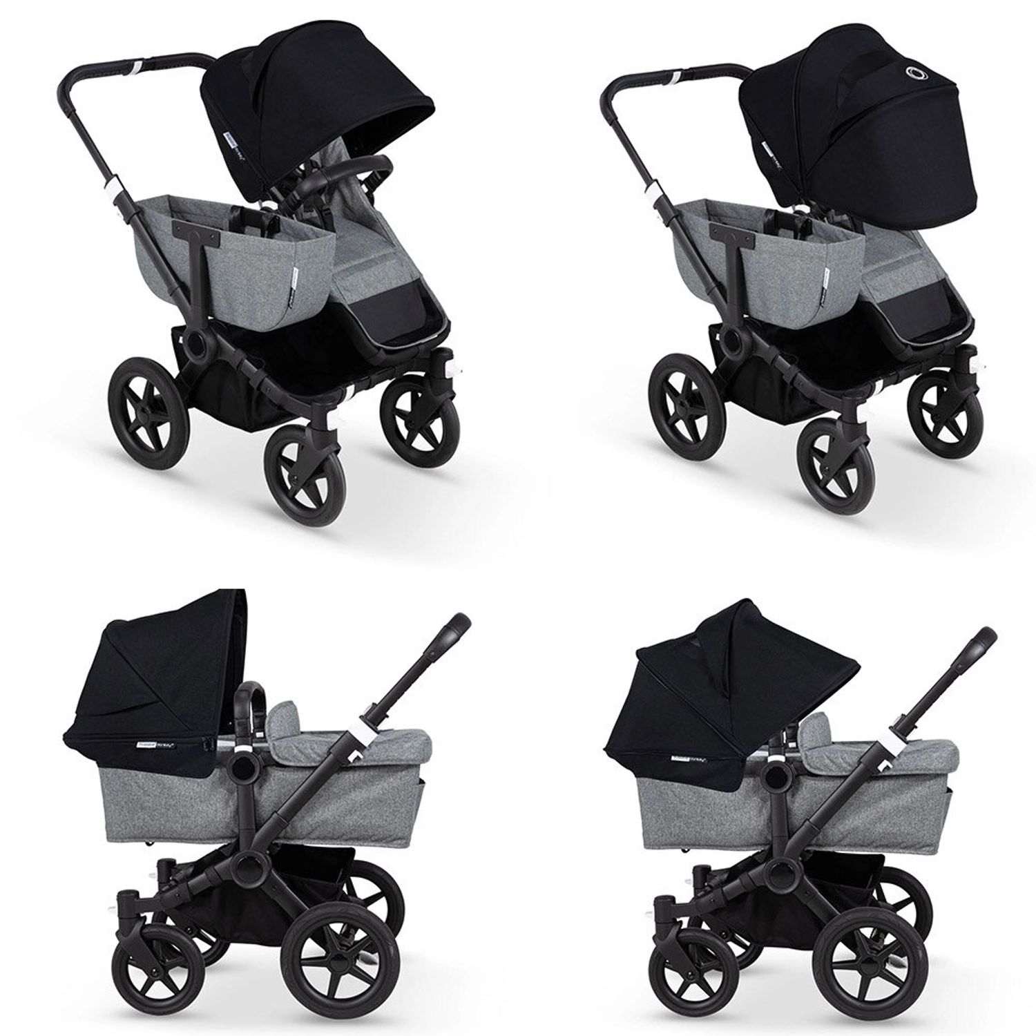 Bugaboo - Capotina carucior Donkey 3 Black fotografia produsului View 3 L