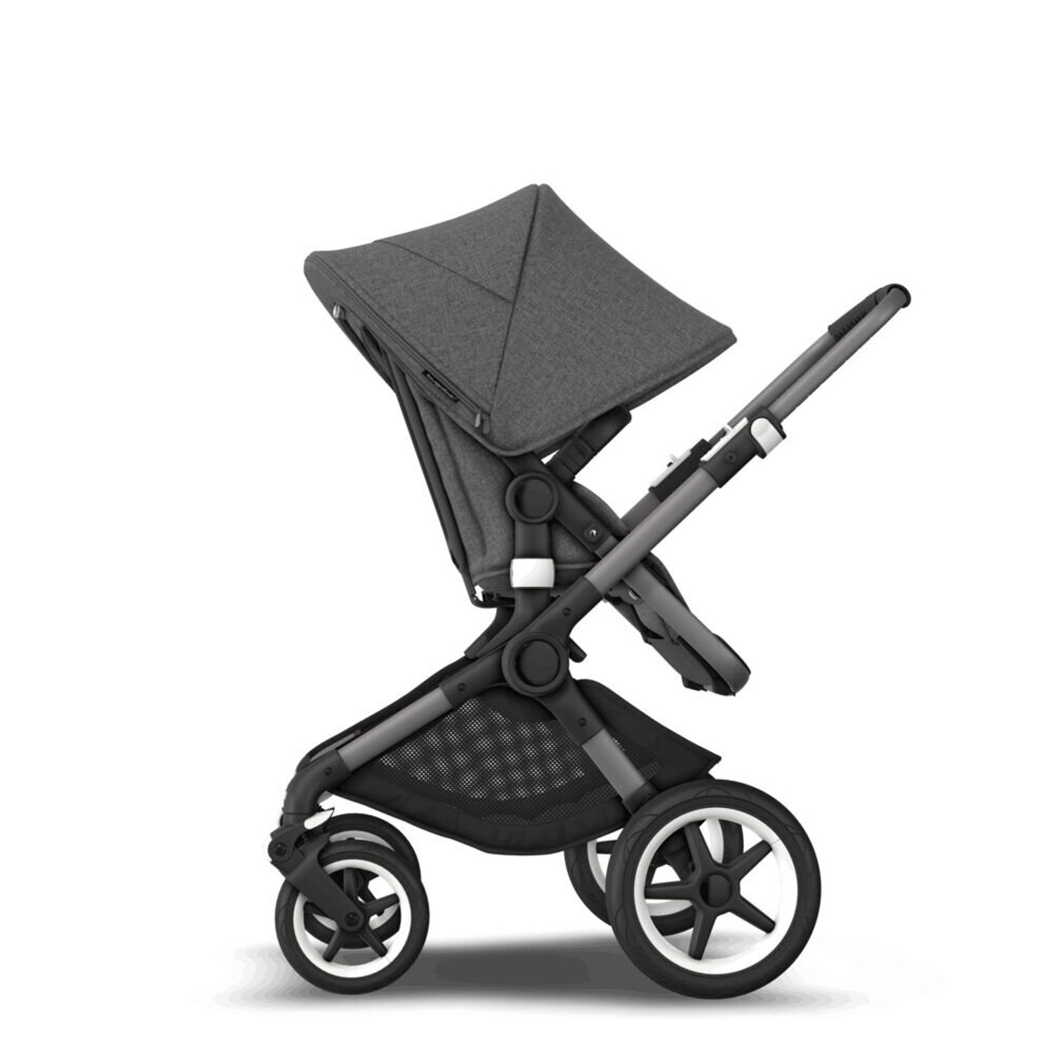 Bugaboo - Carucior Fox 3 Graphite/Grey Melange 3 in 1 fotografia produsului View 3 L
