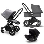 Bugaboo - Carucior Cameleon 3 Plus Black/Grey Melange 3 in 1 fotografia produsului