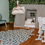 Childhome - Covor Bumbac 145x160 cm, Leopard Albastru fotografia produsului View 3 S