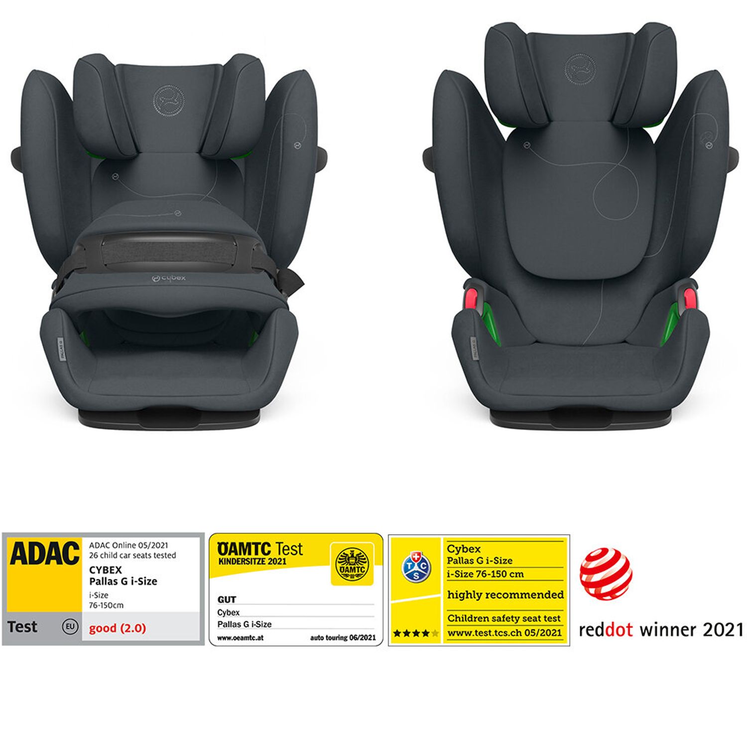 Cybex - Scaun auto Pallas G i-Size Granite Black fotografia produsului View 2 L