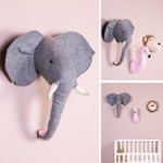 Childhome - Decoratiune perete 15x28x36 cm, Elefant fotografia produsului View 3 S