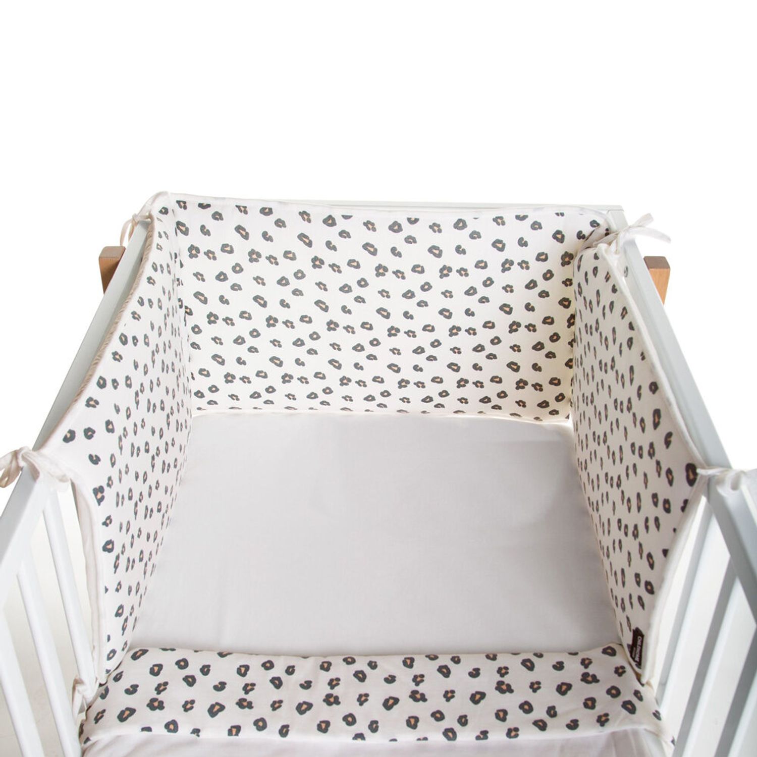Childhome - Protectie patut Jerse 35x170 cm, Leopard fotografia produsului View 3 L