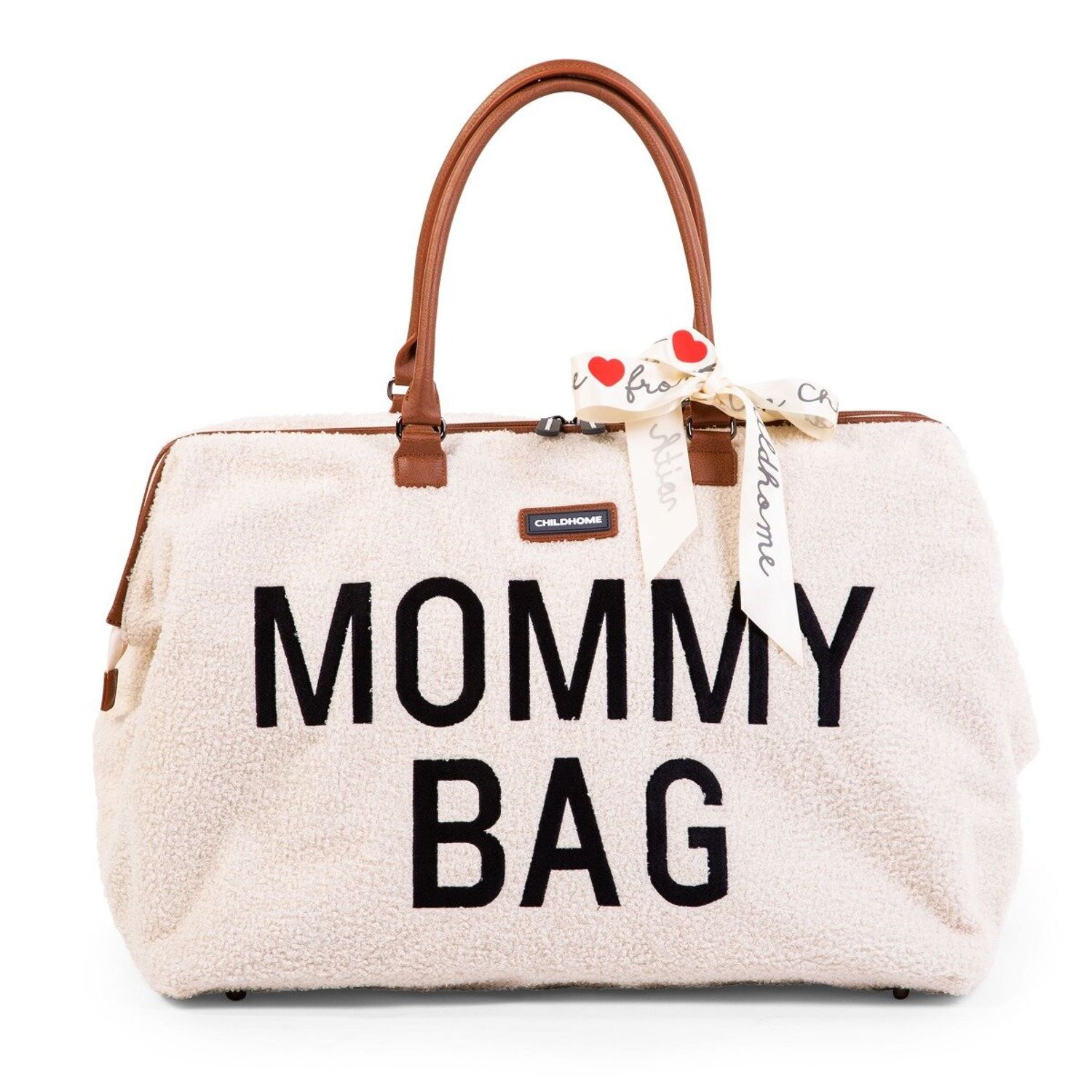 Childhome - Geanta de infasat Mommy Bag Teddy Ecru fotografia produsului