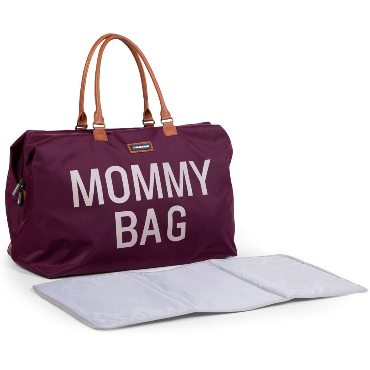 Childhome - Geanta de infasat Mommy Bag Visiniu fotografia produsului View 3 L